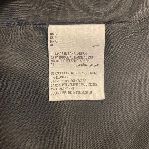 NWT Bar III Women's Collarless Open-Front Blazer, Charcoal Grey, Women's jacket - Picture 5 of 8